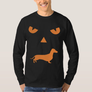 Camiseta Halloween Pumpkin Dachshund Dog