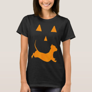 Camiseta Halloween Pumpkin Dachshund Jack O Lantern Costum
