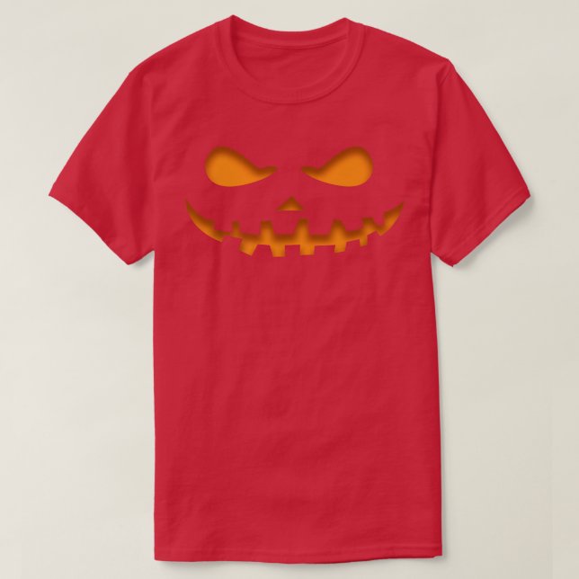 Camiseta Halloween Pumpkin Face Halloween Jack O Lanterna (Frente do Design)