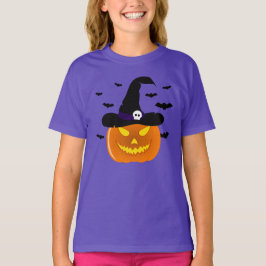 Camiseta Halloween Pumpkin Jack o’ Lantern Withat