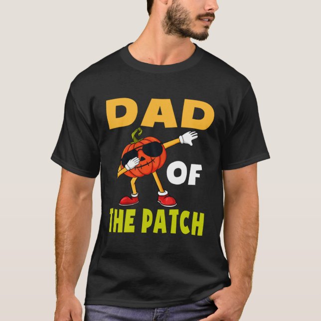 Camiseta Halloween Pumpkin Patch Dad Of The Patch Jack O La (Frente)