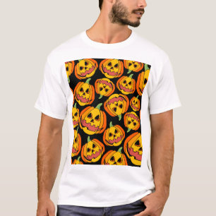 Camiseta Halloween Pumpkin: Símbolo de outono de Vintage