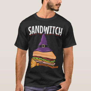 Camiseta Halloween Pun Witch Sanduíche