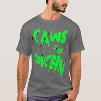 Camiseta Halloween Ravens Caws Para Preocupação Brincadeira