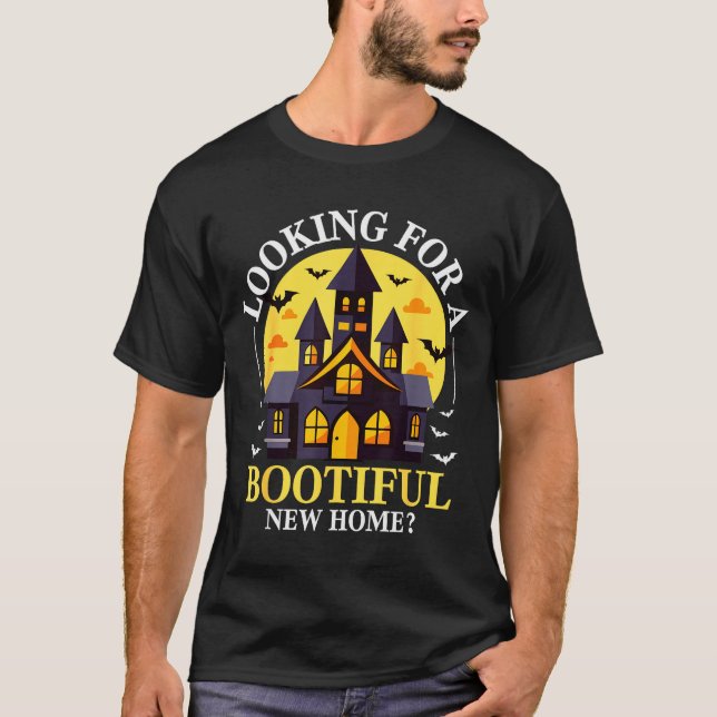 Camiseta Halloween Real Estate Agent Funny Realtor Bootiful (Frente)
