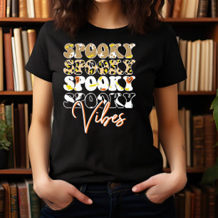 CAMISETA HALLOWEEN RETRO GROOVY SPOOKY VIBES
