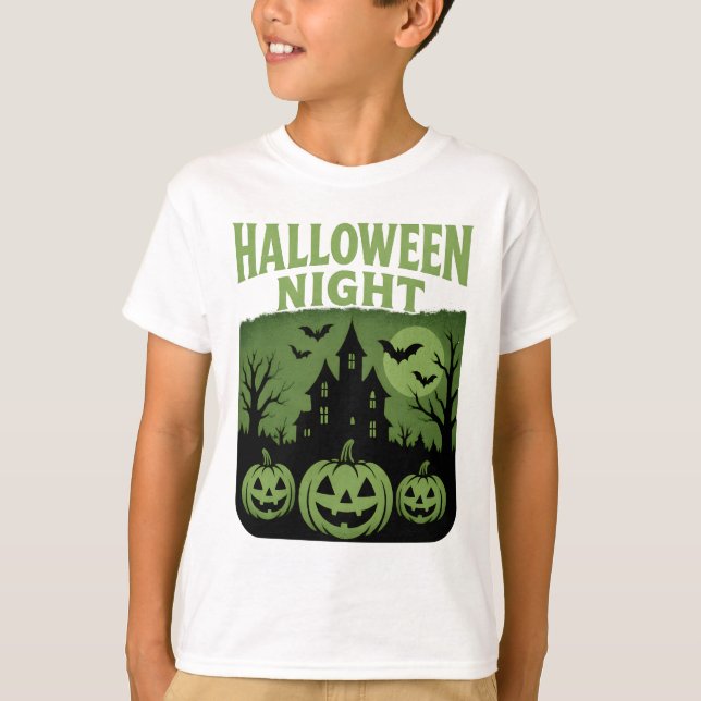 Camiseta Halloween Retro Night Clothes Vintex (Frente)