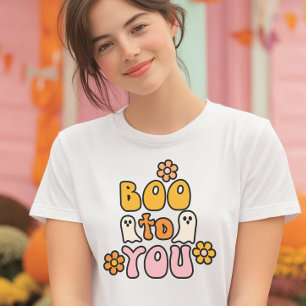 Camiseta Halloween Rosa Bonito
