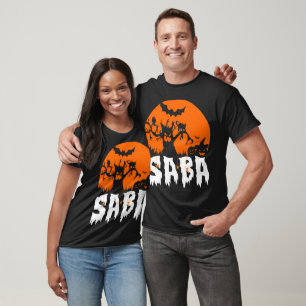 Camiseta Halloween Saba Scary 31 de outubro Presente