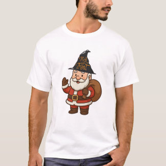 Camiseta HALLOWEEN SANTA CLAUS TRICK OU TREAT T-Shirt