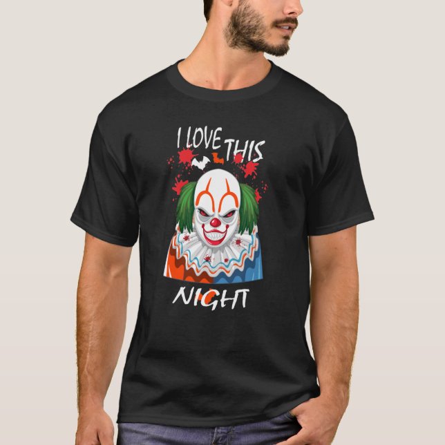 Camiseta Halloween Scary Clowy Clowny Gifts (Frente)