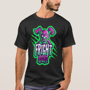 Camiseta Halloween Scary Clowy Fright Night 1