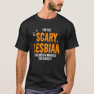Camiseta Halloween Scary Costume Lésbica Shirts Lésbicas Co
