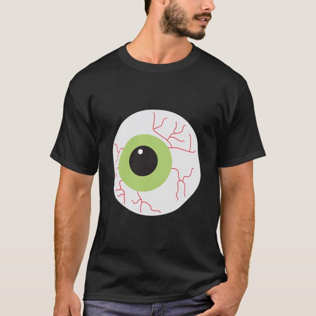 Camiseta Halloween Scary Eyeball (Frente)