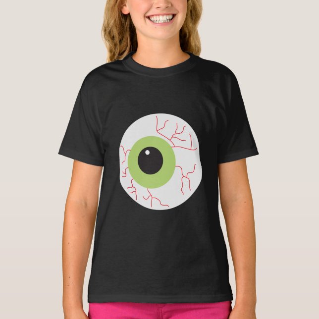 Camiseta Halloween Scary Eyeball (Frente)