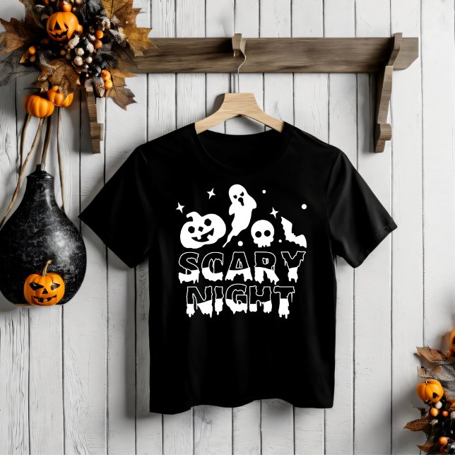 Camiseta Halloween Scary Night 2 T Shirt (Criador carregado)