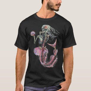Camiseta Halloween Sereia Skeleton Sugar Skeleton