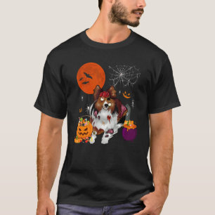 Camiseta Halloween Shetland Sheepdog Assusta Zombie Com Ban