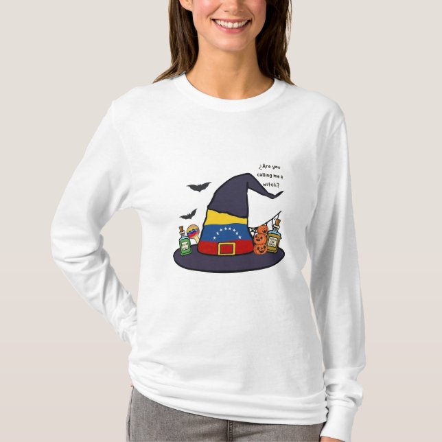 Camiseta Halloween Shirt – Are You Calling Me a Witch? (Frente)