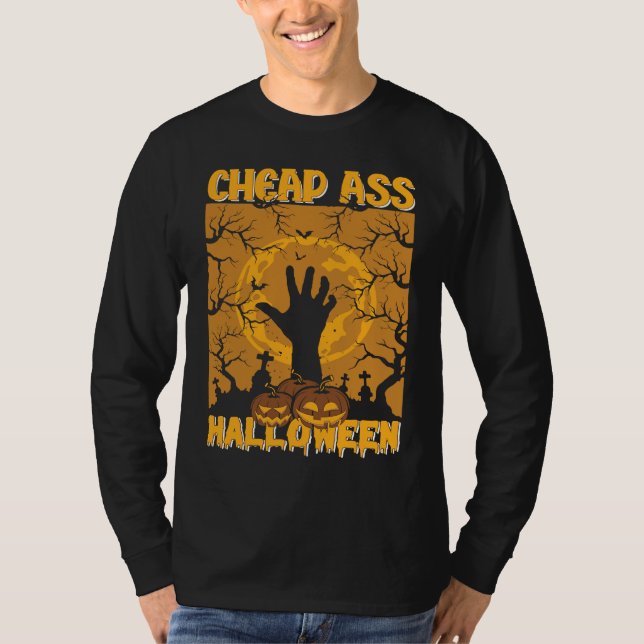 Camiseta Halloween Shirt Party Happy Pumpkin Graphic Plus S (Frente)