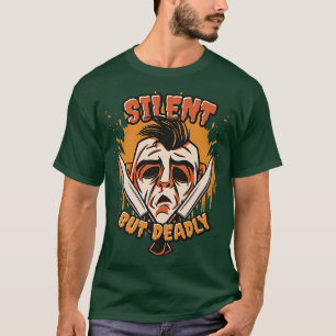 Camiseta Halloween Silencioso Mas Mortal Figurino 3923