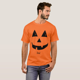 Camiseta Halloween Simple Orange Jack O Lanterna Engraçado