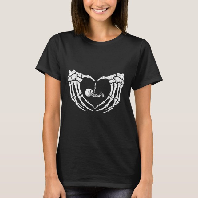 Camiseta Halloween Skeleton (Frente)