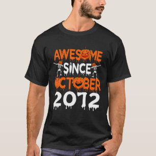 Camiseta Halloween Skeleton Dabbing Gift outubro de 2012 8 
