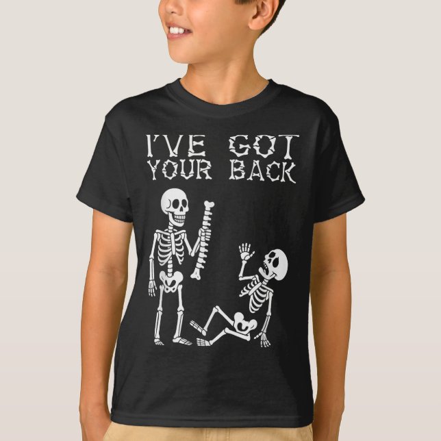 Camiseta Halloween Skeletons Ive Got Your Back Costume Men  (Frente)