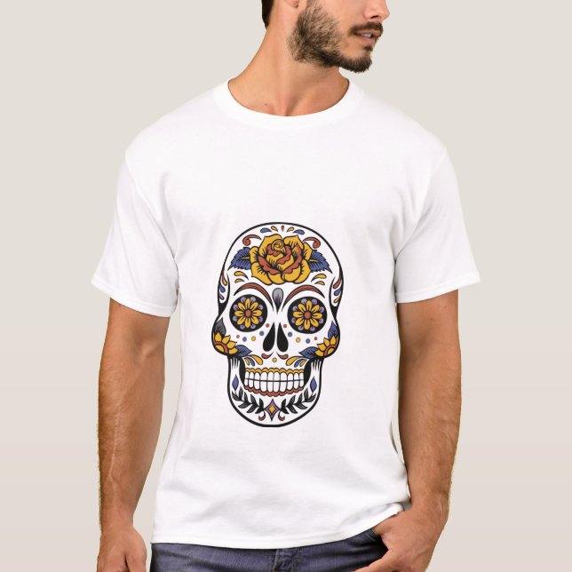 Camiseta Halloween Skull (Frente)