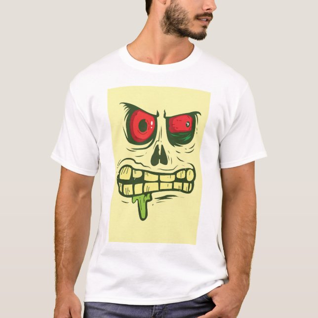 Camiseta Halloween Skull (Frente)