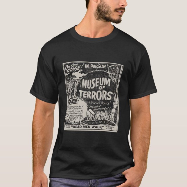 Camiseta Halloween Slasher Horror Movie Museum Of Terrors (Frente)