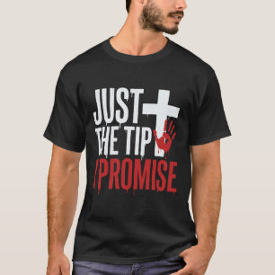 Camiseta Halloween Só a Ponta Cruz Sangrento