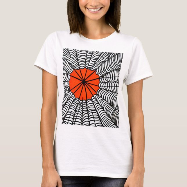 Camiseta Halloween Spider Web (Frente)