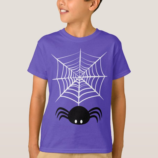 Camiseta Halloween Spider Web (Frente)