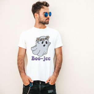 Camiseta Halloween Spooky Ghost Boo Jee Boo