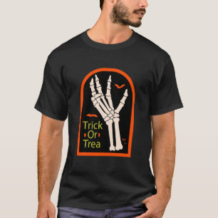 Camiseta Halloween Spooky Horror Cute Scary Witch Ghost