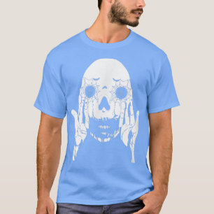 Camiseta Halloween Spooky Scary Ghost Phantom Creepy Spoopy