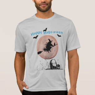 Camiseta Halloween Sport-Tek Competitive Silver