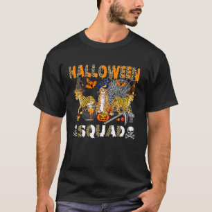 Camiseta Halloween Squad Three Leopards Testemunhas