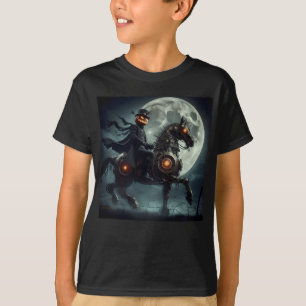 Camiseta Halloween Steampunk Headless Horseman