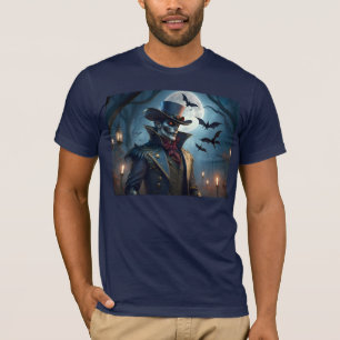 Camiseta Halloween Steampunk Southern Gentleman Zombie