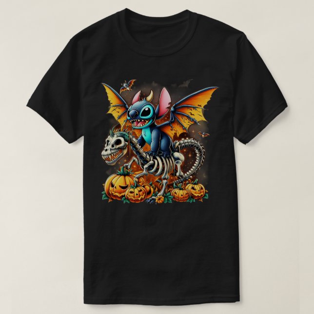 Camiseta Halloween Stitch (Frente do Design)