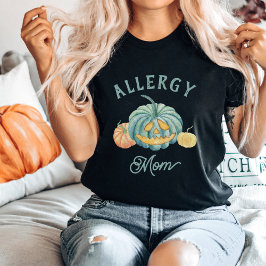 Camiseta Halloween Teal Pumpkin Alergia Mãe