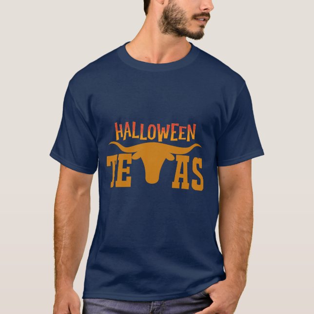 Camiseta halloween texas T-Shirt (Frente)