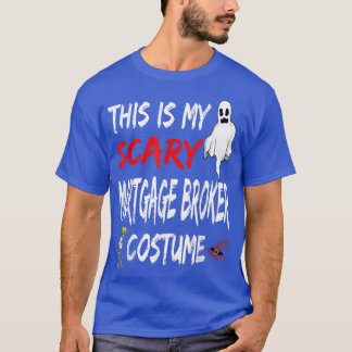 Camiseta Halloween This Is My Scary Mortgage Broker Costume