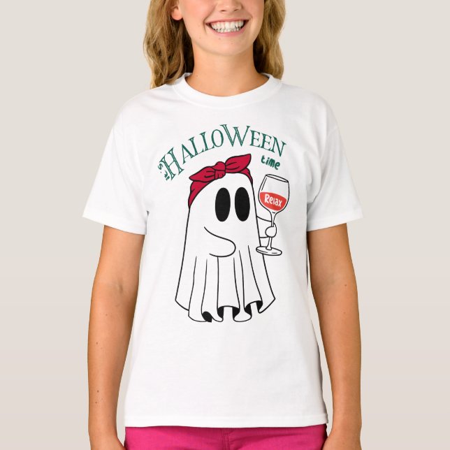 Camiseta Halloween Time Spooky (Frente)