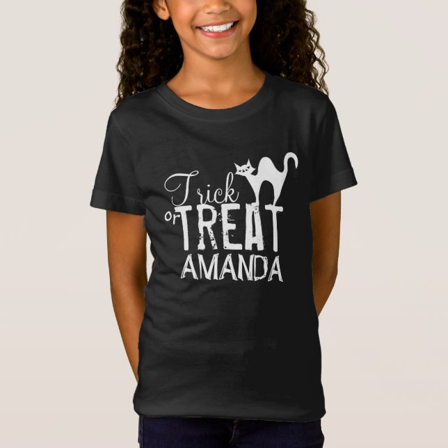 Camiseta Halloween Trick ou Treine Whimsical Ghost Eyes Boo (Frente)
