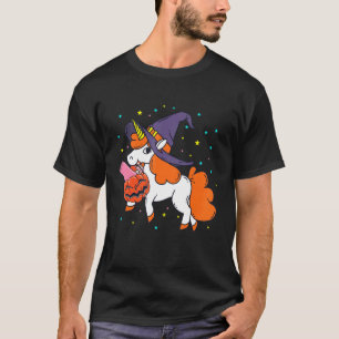Camiseta Halloween Unicorn Girls Witchy Unicorn Hallo