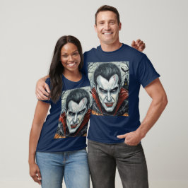 Camiseta Halloween, Vampiro Sedento, Campo de Abóboras